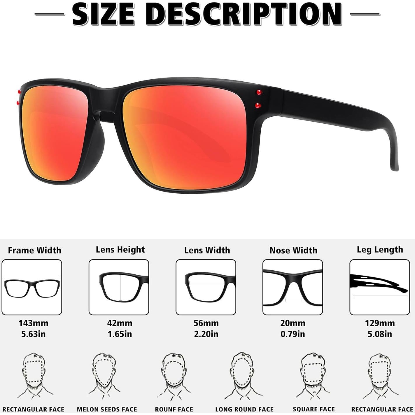 Gafas de sol polarizadas MEETSUN 3 pack UV400 unisex