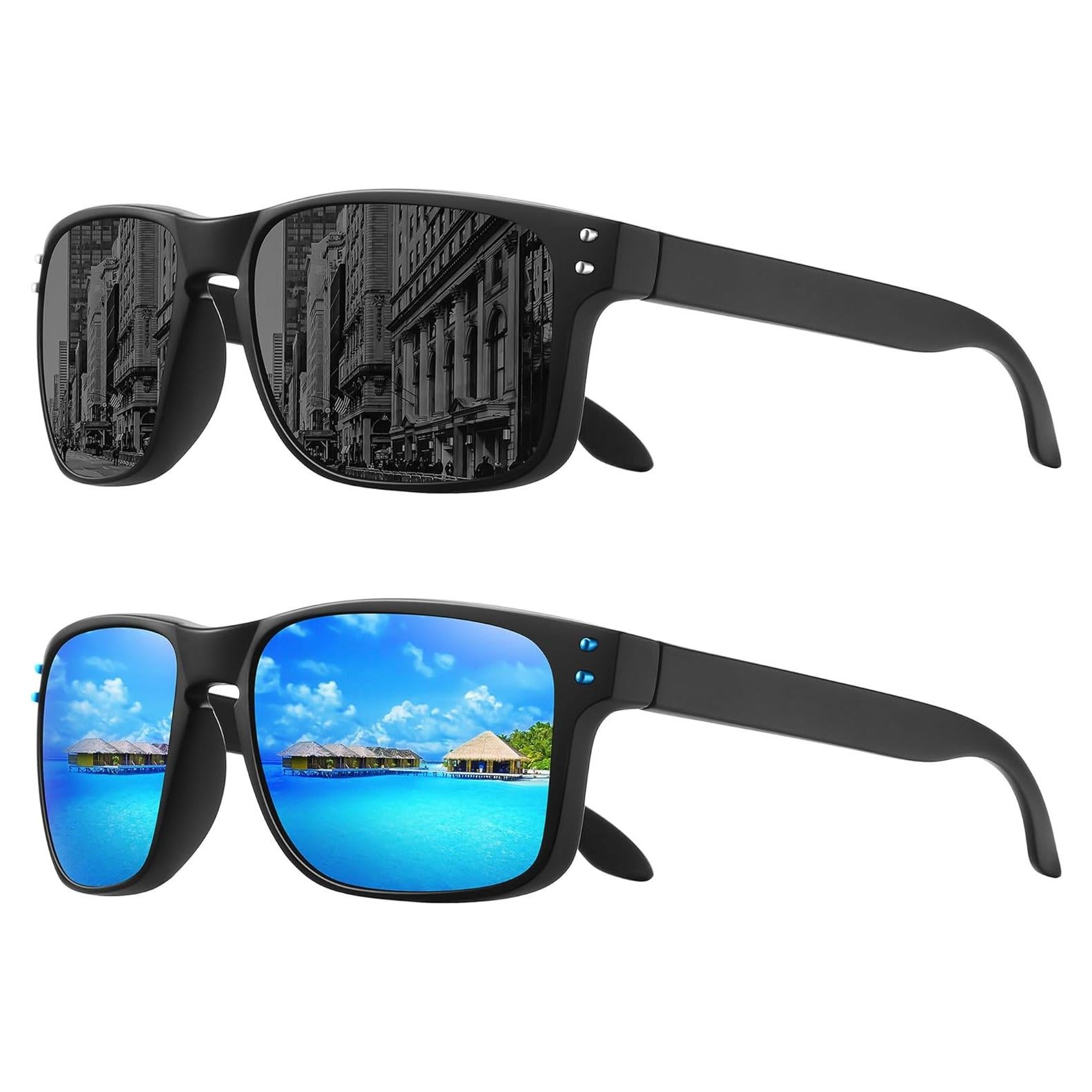 Gafas de sol polarizadas MEETSUN UV400 paquete de 2