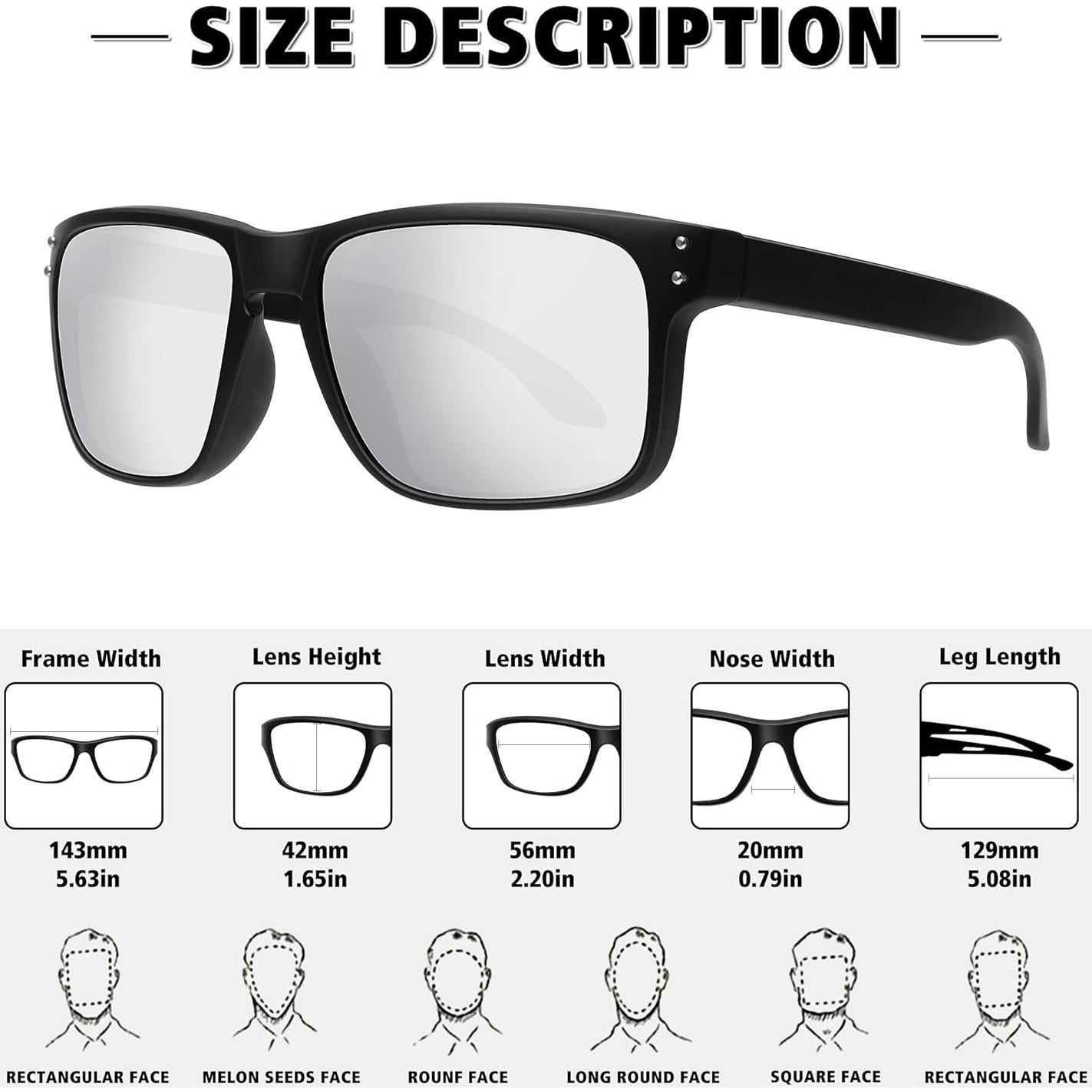 Gafas de sol polarizadas MEETSUN unisex UV400 deportivas