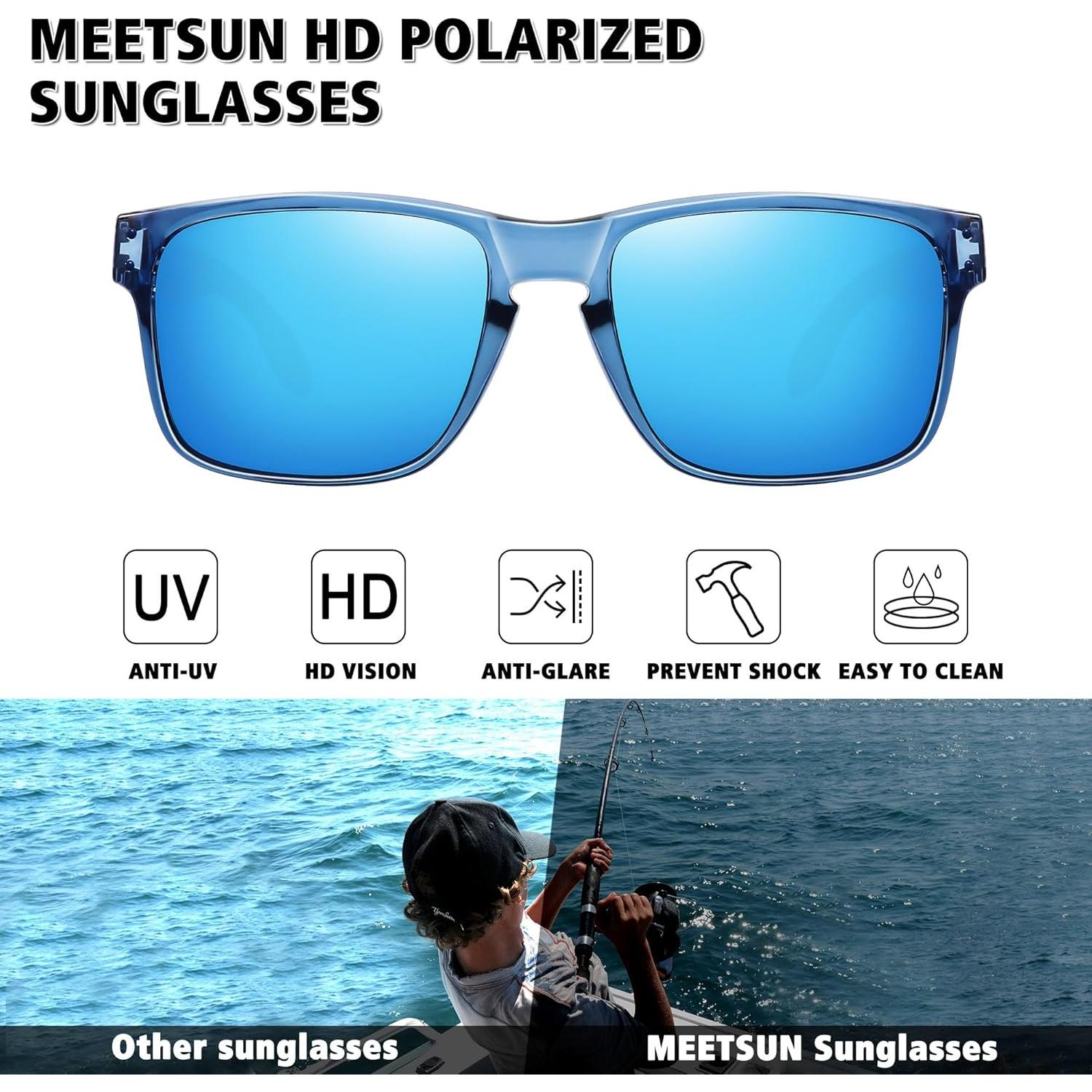 Gafas de sol polarizadas MEETSUN UV400 para deportes