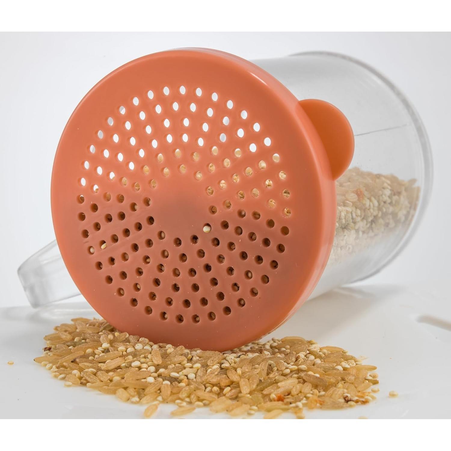 Drenador con tapas a presión Winco PDG-10AC 295 ml