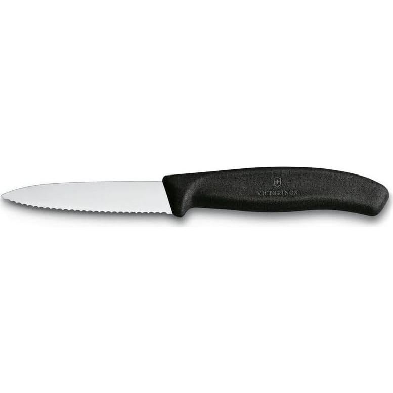 Cuchillo de Pelar Serrado Victorinox 8.3 cm Negro