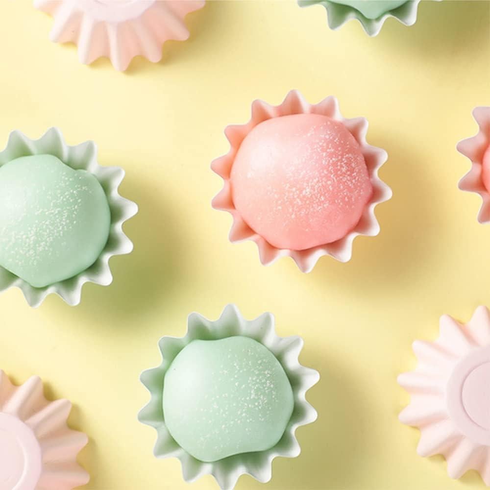 100 Moldes para Hornear Cupcakes TIE-DailyNec Papel Recubierto