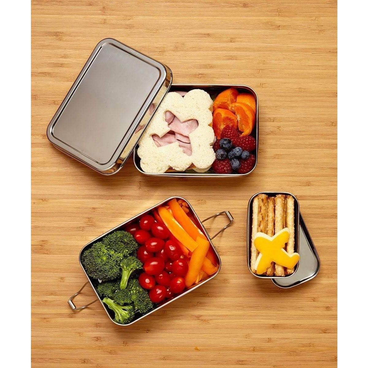 Caja Bento de Acero Inoxidable Ecolunchbox 3 en 1 0.95L