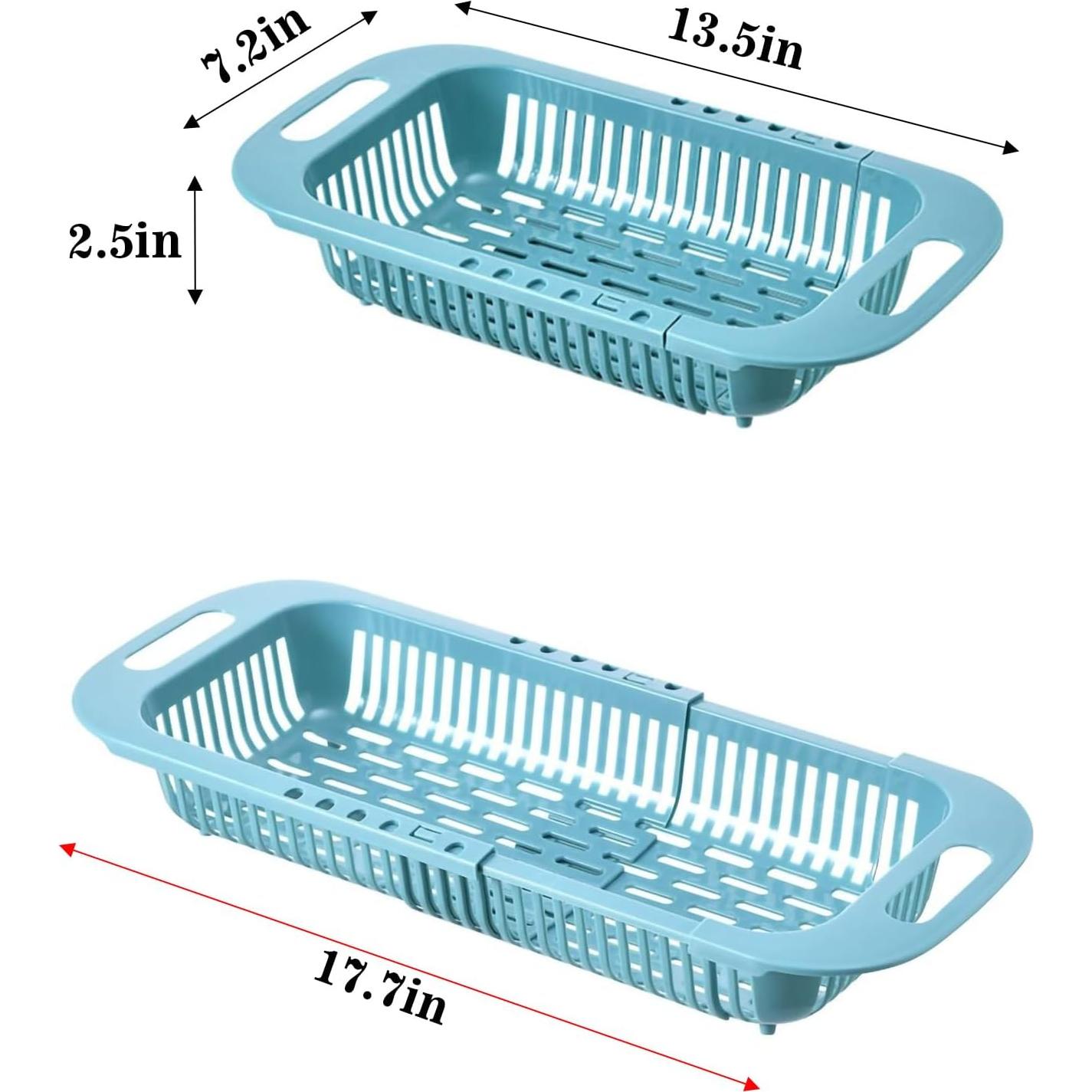 Colador Extensible MineSign para Fregadero 34.3x18.3cm Azul