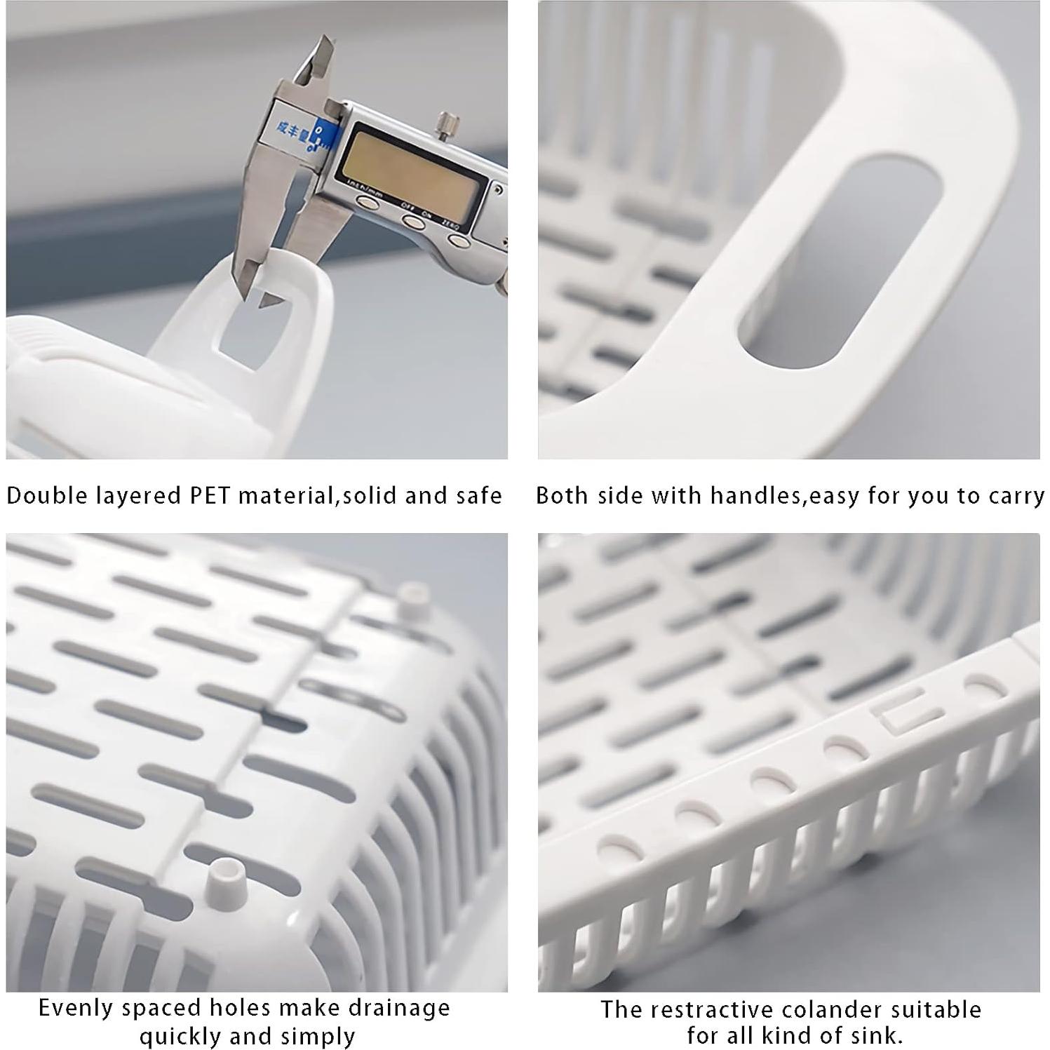 Colador Extensible MineSign para Fregadero 34.3x18.3cm Azul