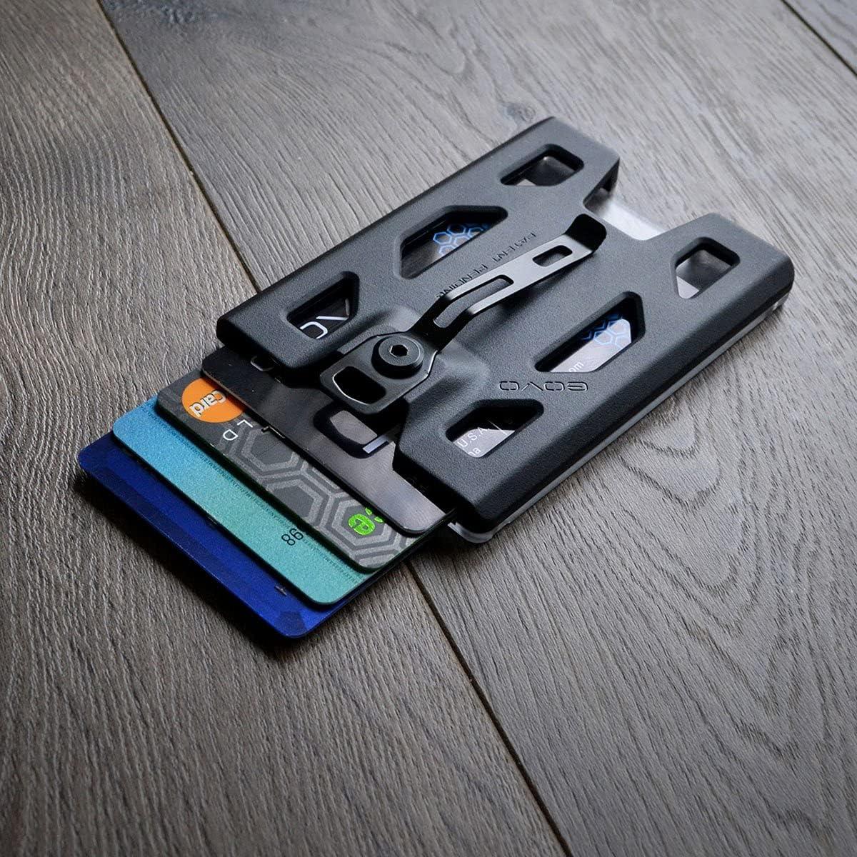 Soporte de Insignia GOVO T4 - Policarbonato Negro con Clip de Metal