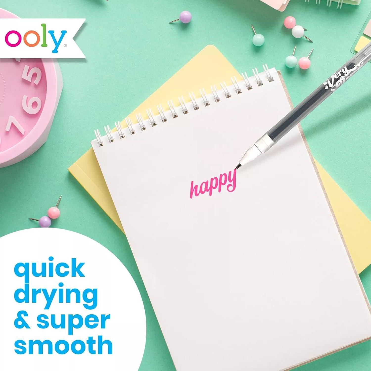 Set de 12 Bolígrafos Gel Aromatizados Ooly 0.7mm Fresa