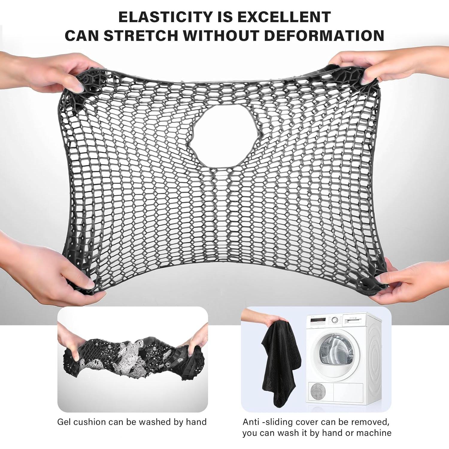 Cojín de Asiento de Gel Bilbear para Kayak y Canoa 42x35cm