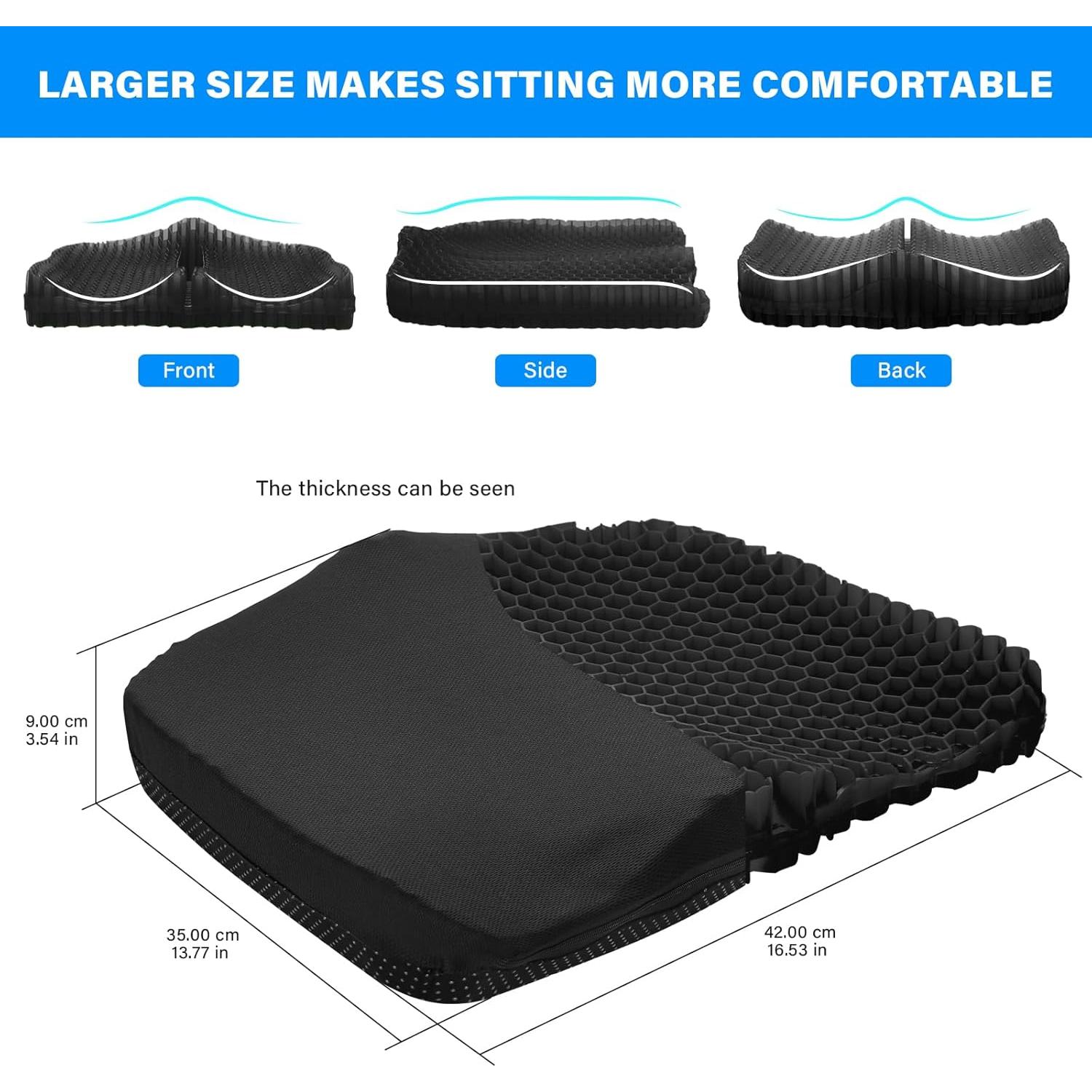 Cojín de Asiento de Gel Bilbear para Kayak y Canoa 42x35cm