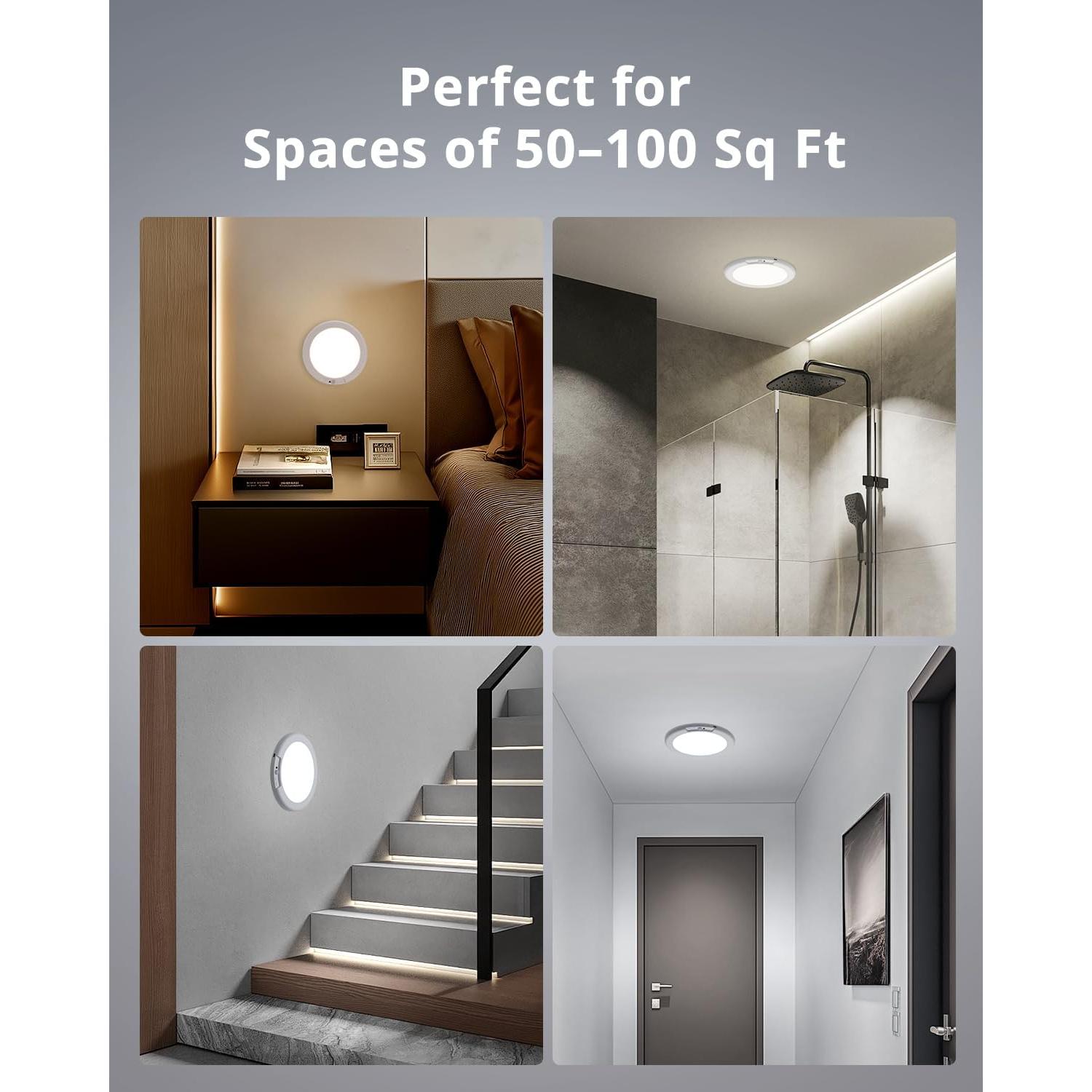 Luz de Ducha Recargable Bojim 5000mAh con Sensor de Movimiento