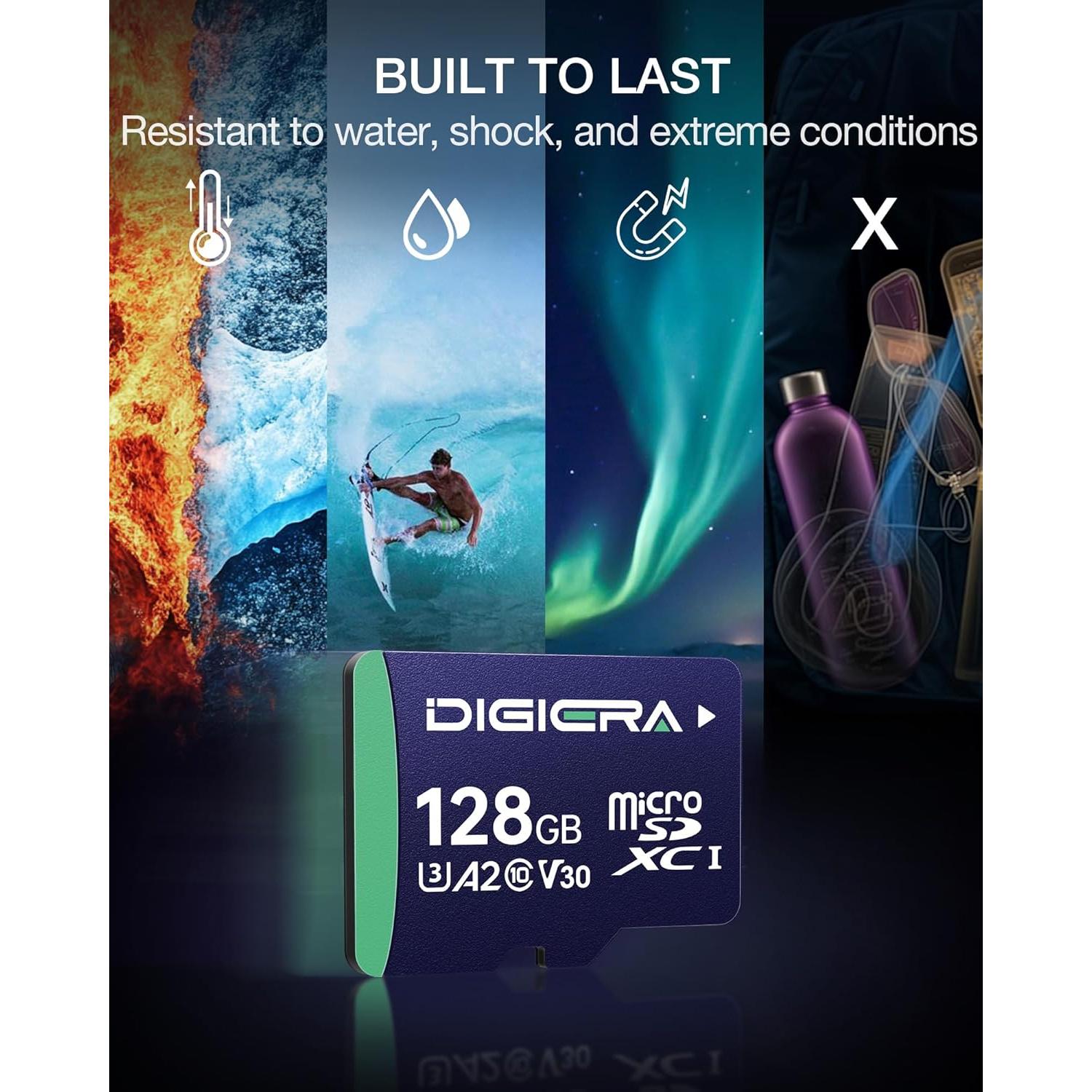 Tarjeta microSDXC 128GB DIGIERA CT100 UHS-I 100MB/s