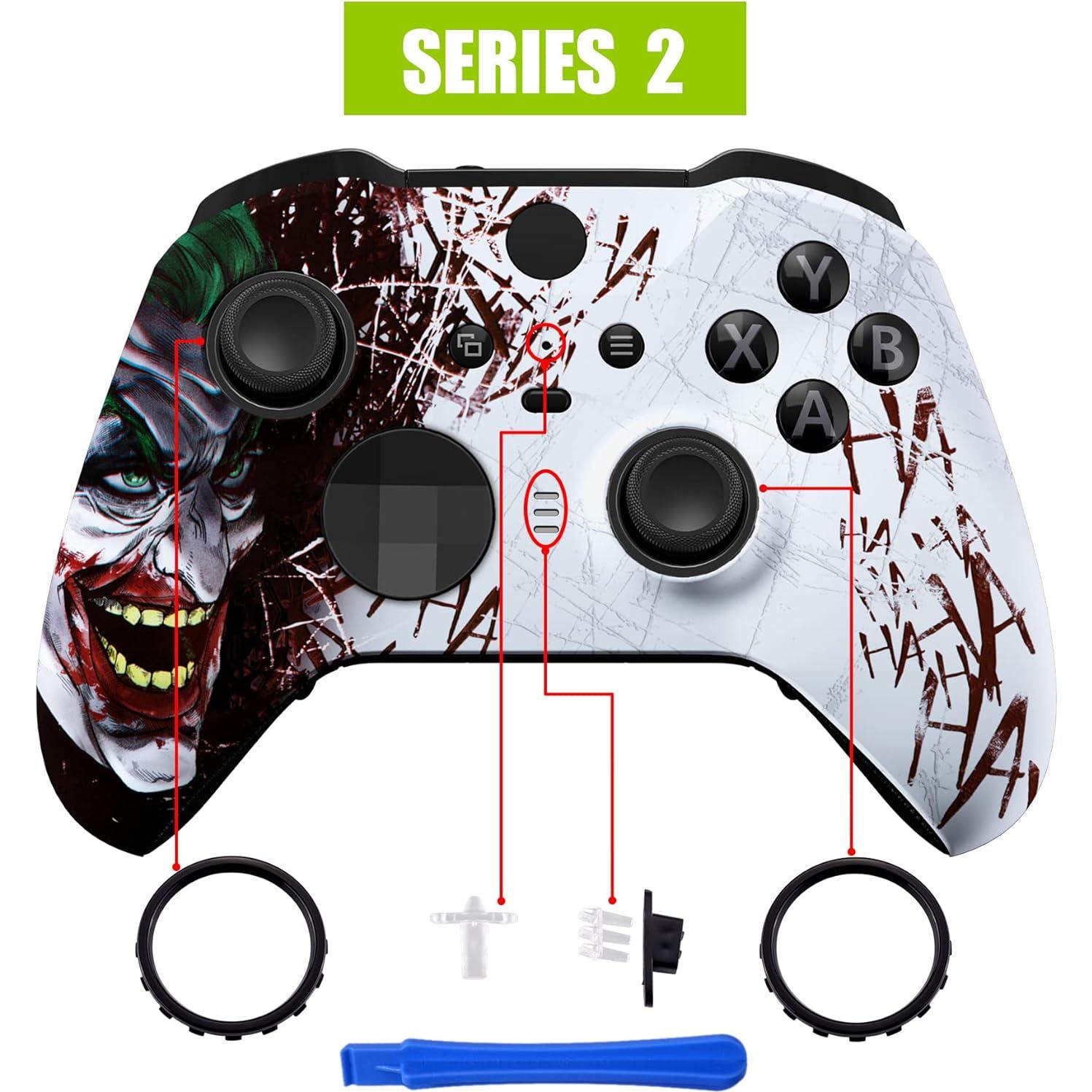 Carcasa de cara eXtremeRate Clown Hahaha para Xbox Elite 2