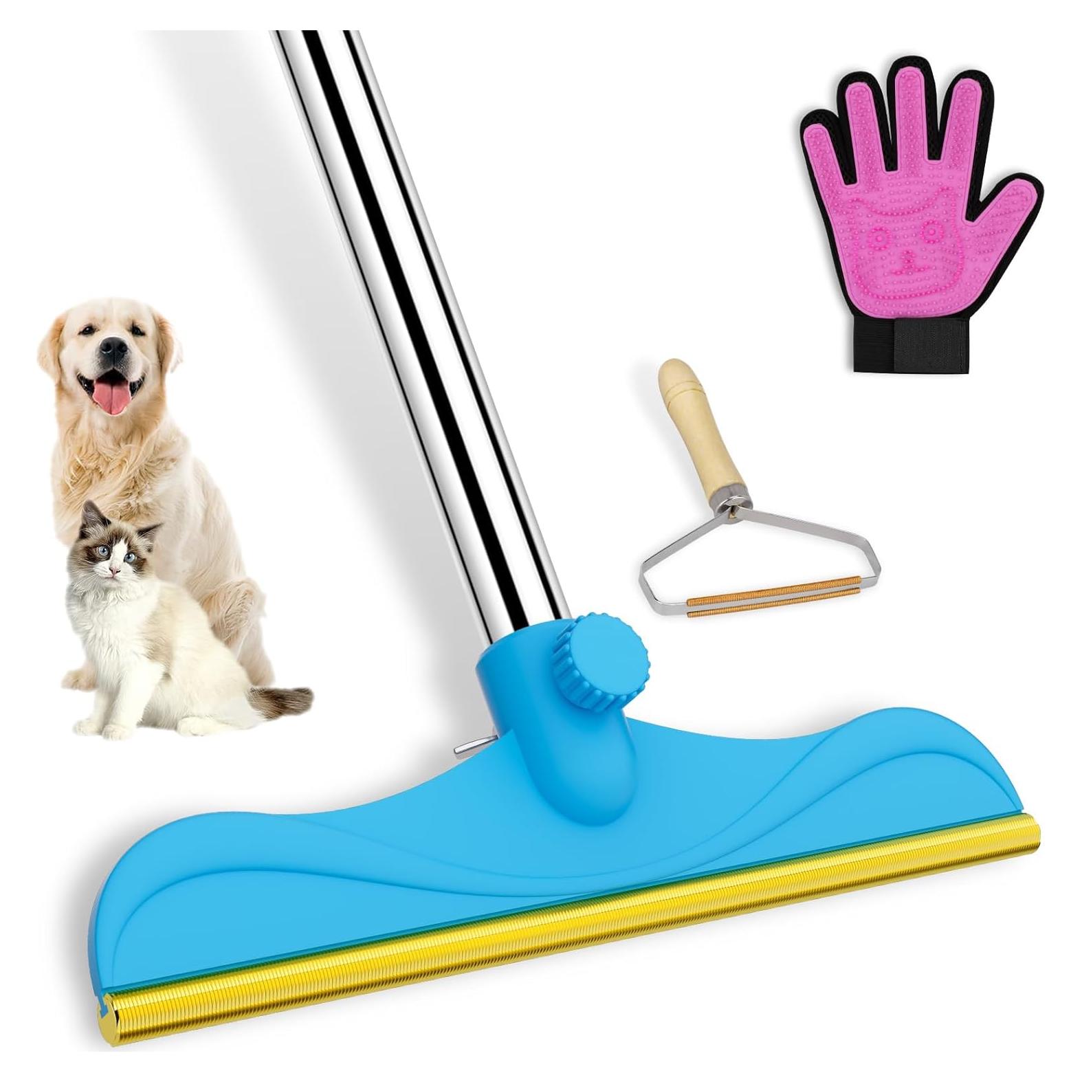 Kit de Rastrillo para Alfombra Eaersan 3 en 1 - Mango Ajustable 114.3 cm