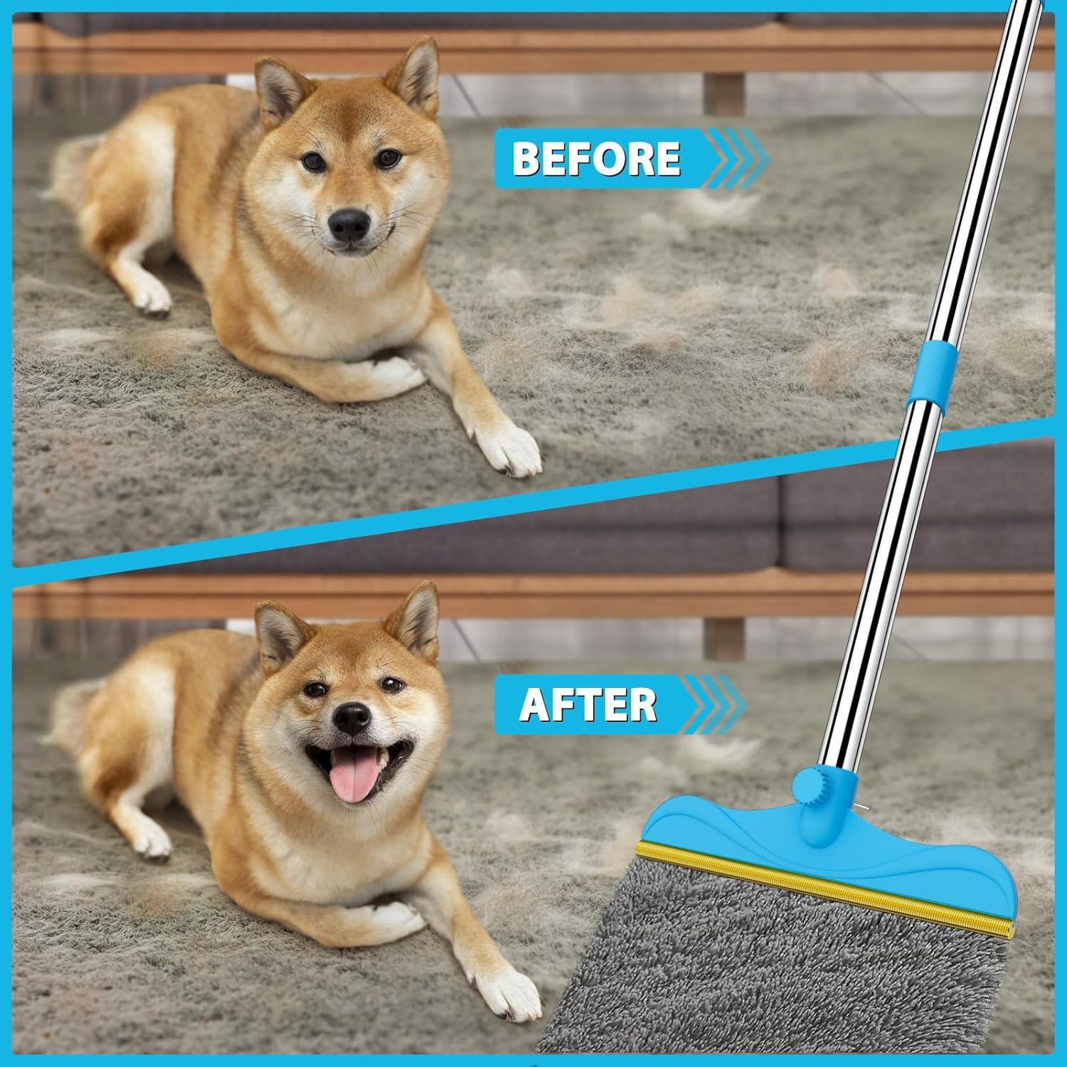 Kit de Rastrillo para Alfombra Eaersan 3 en 1 - Mango Ajustable 114.3 cm