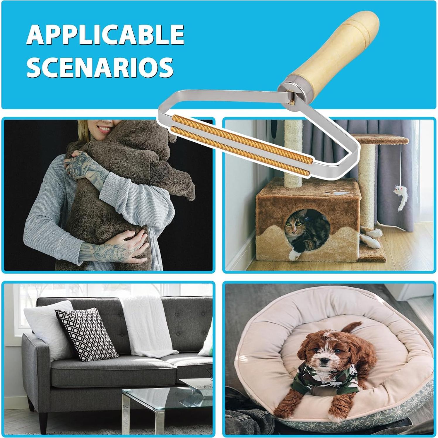 Kit de Rastrillo para Alfombra Eaersan 3 en 1 - Mango Ajustable 114.3 cm