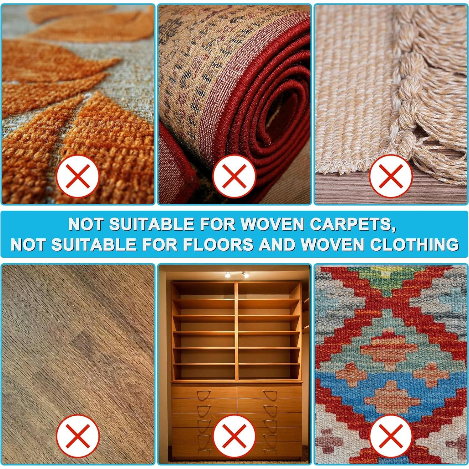 Kit de Rastrillo para Alfombra Eaersan 3 en 1 - Mango Ajustable 114.3 cm