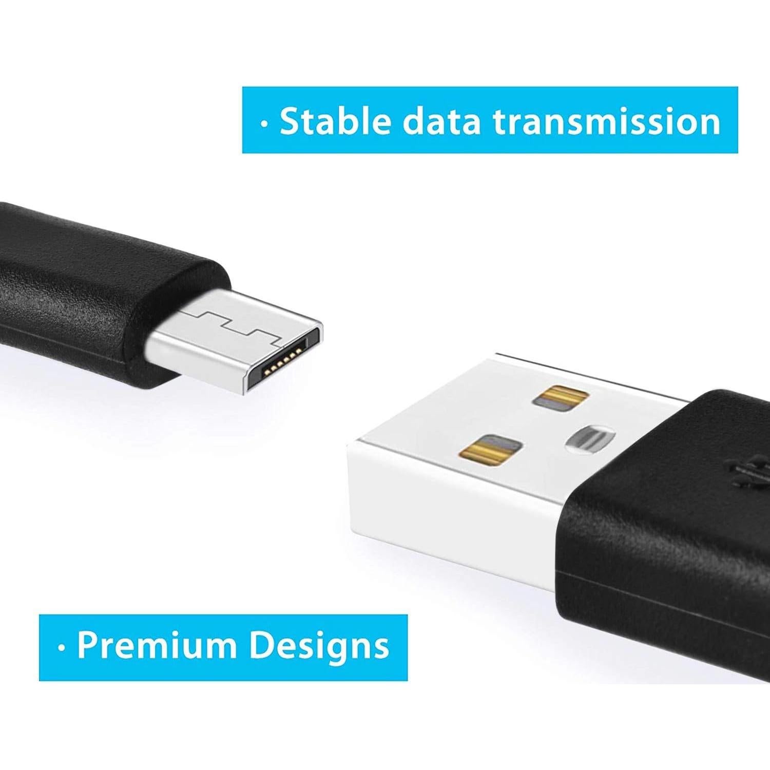 Paquete de 2 Cables de Extensión Micro USB Uogw 4m para Cámaras