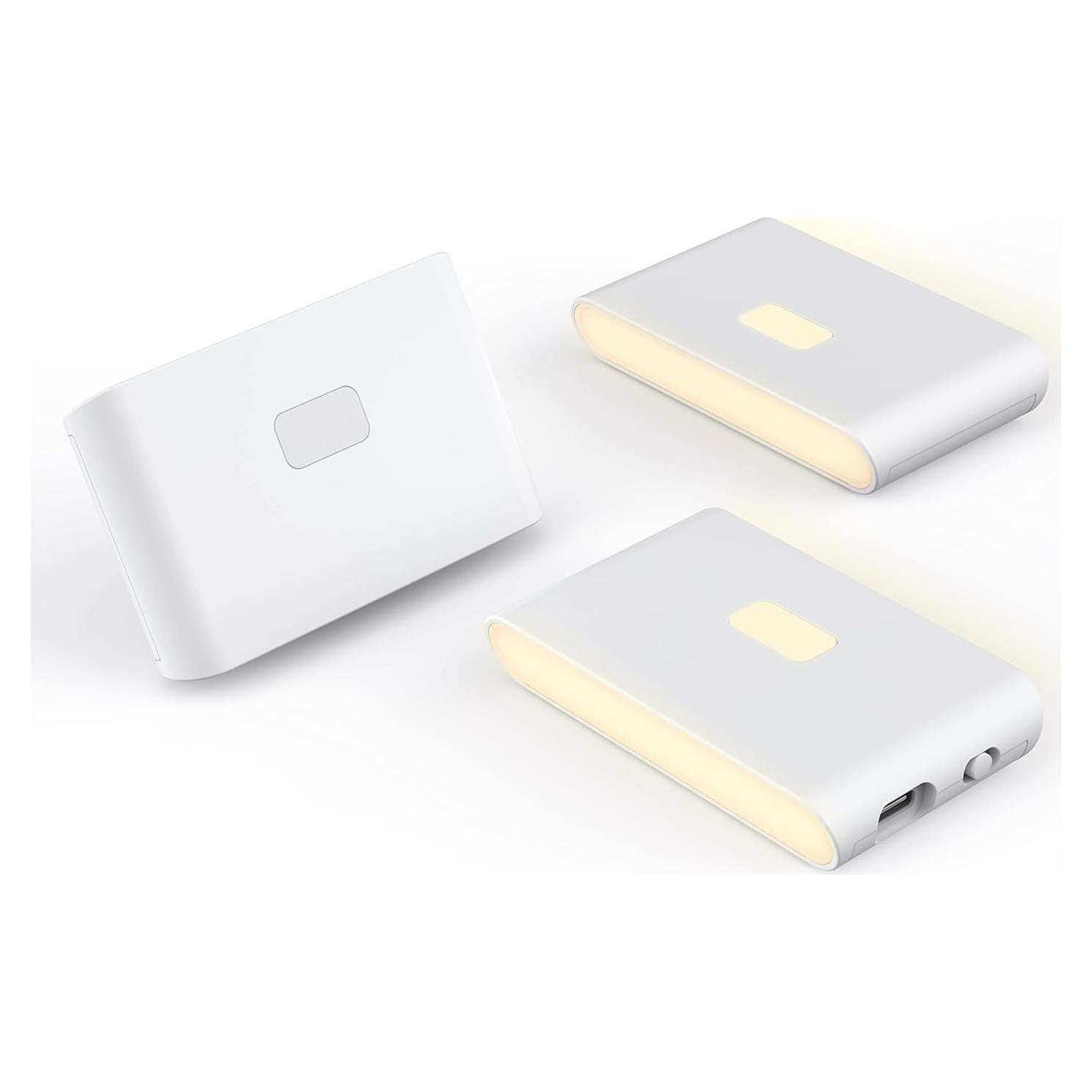 Luces Nocturnas LED Wyze Recargables con Sensor de Movimiento - Paquete de 3