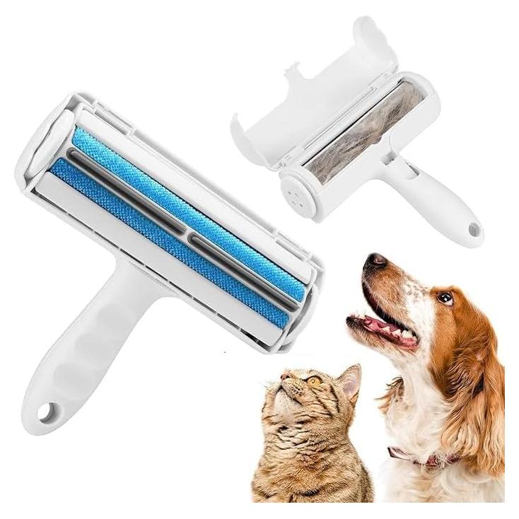 Removedor de Pelo de Mascota Genérico Azul - Rodillo Reutilizable
