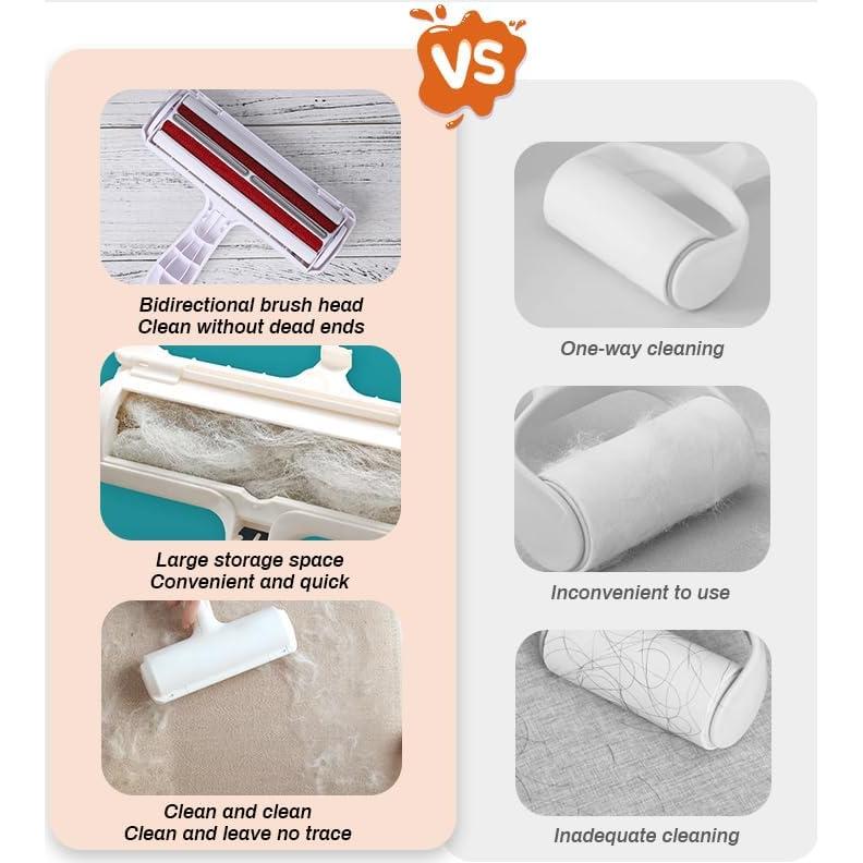 Removedor de Pelo de Mascota Genérico Azul - Rodillo Reutilizable