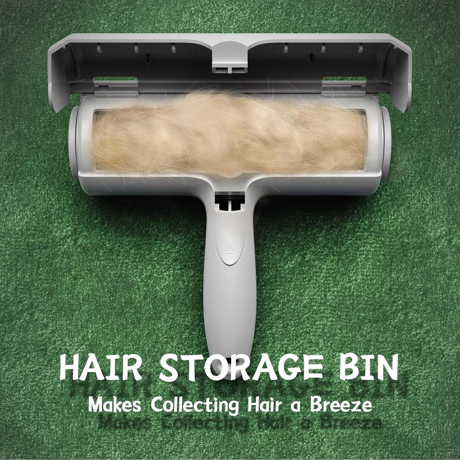 Removedor de Pelo de Mascota Genérico Azul - Rodillo Reutilizable