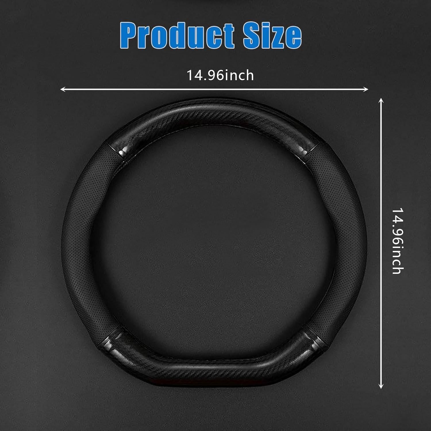 Funda de Volante Antideslizante Gunhunt D 38 cm Fibra Carbono