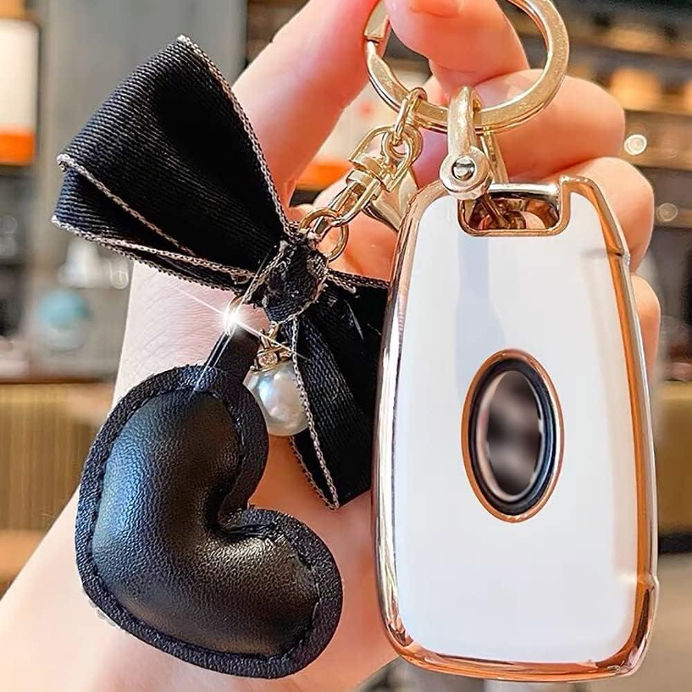 Funda de Llave Plegable HIBEYO para Hyundai - TPU Gris