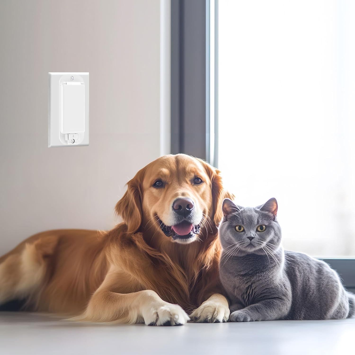 Guardián de Interruptor de Luz TERDEWE 4 Paquete Blanco