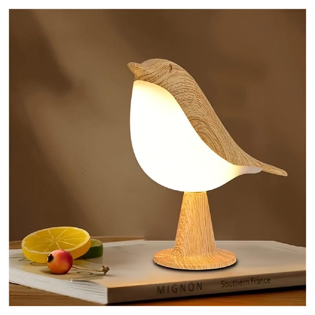 Lámpara de Mesa Cordless Bird Deogos - Luz Nocturna 3 Colores