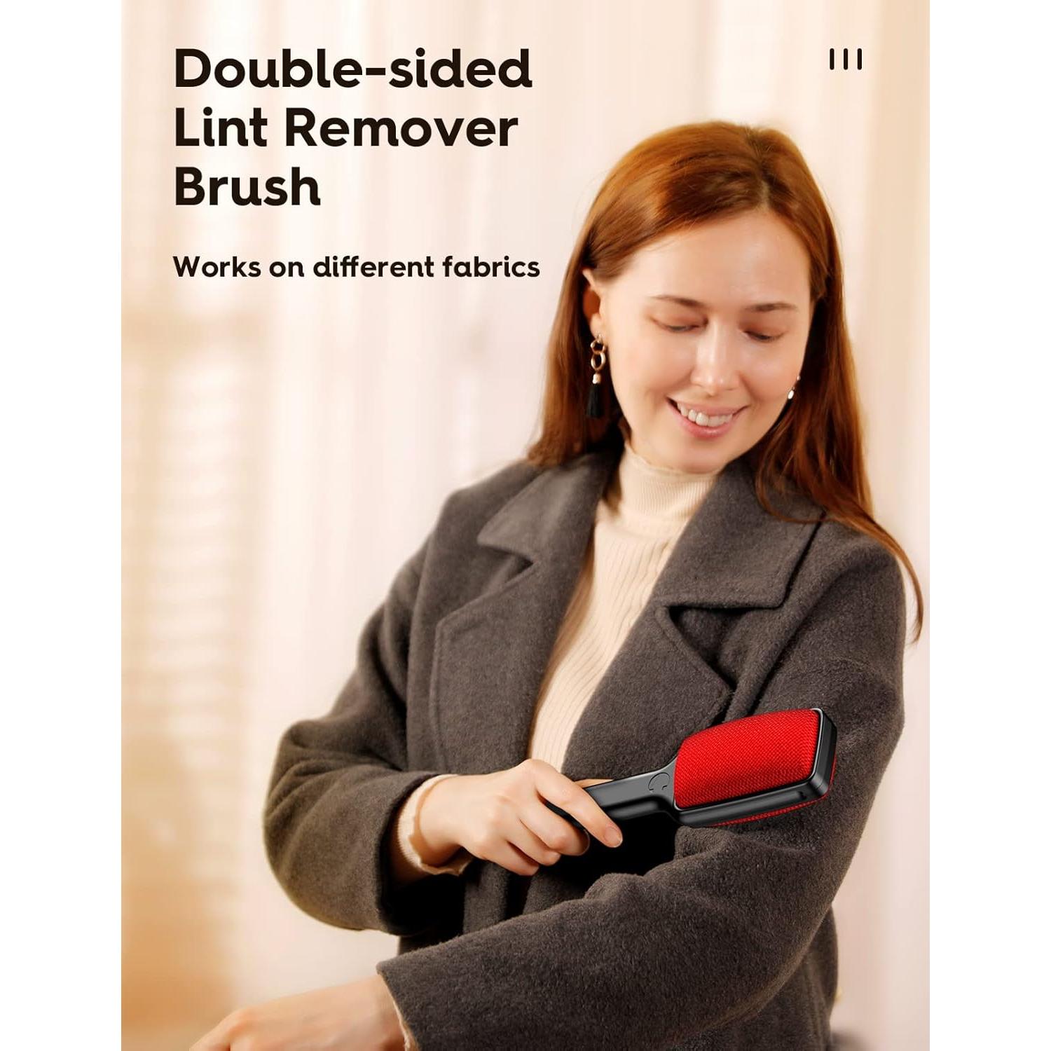 Cepillo Quitapelusas VASSON Doble Cara Reutilizable 2 Piezas