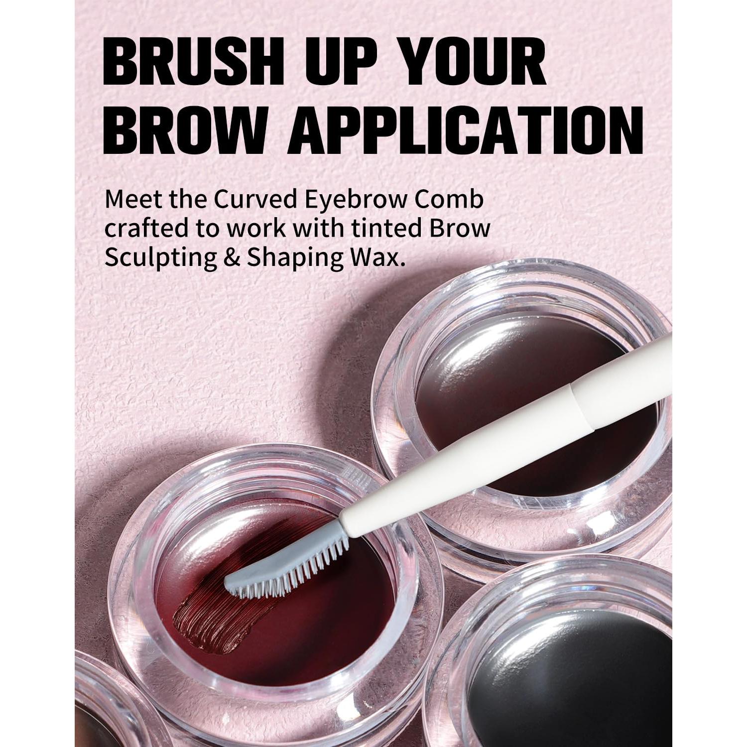 Pincel y Peine de Cejas Doble Punta EIGSHOW - Precisión Profesional