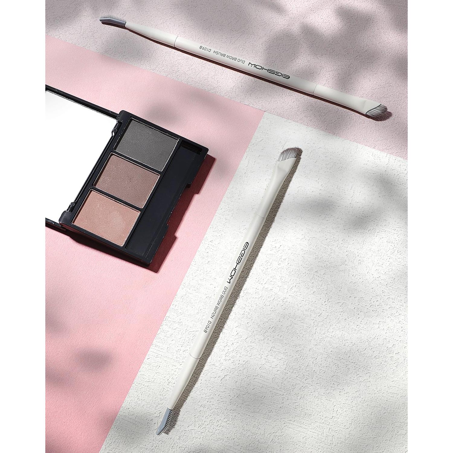 Pincel y Peine de Cejas Doble Punta EIGSHOW - Precisión Profesional