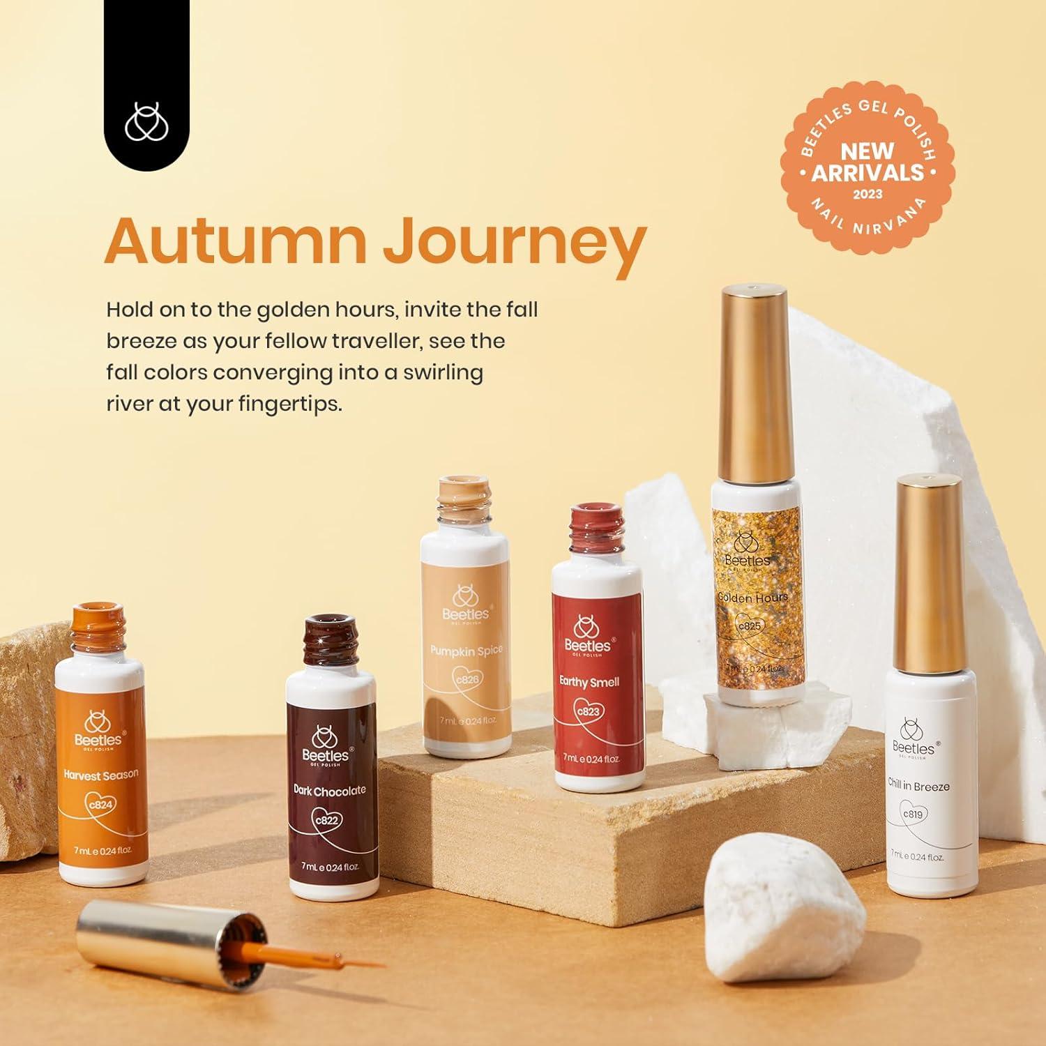 Set de Esmalte de Uñas en Gel Beetles - 6 Colores Artísticos