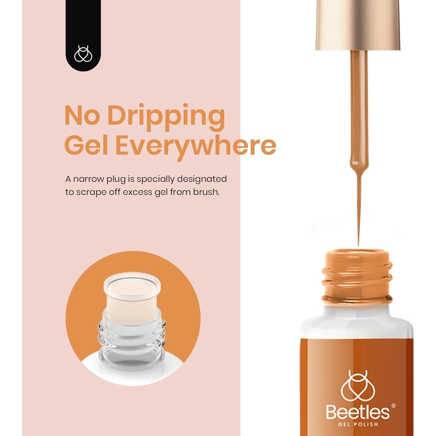 Set de Esmalte de Uñas en Gel Beetles - 6 Colores Artísticos