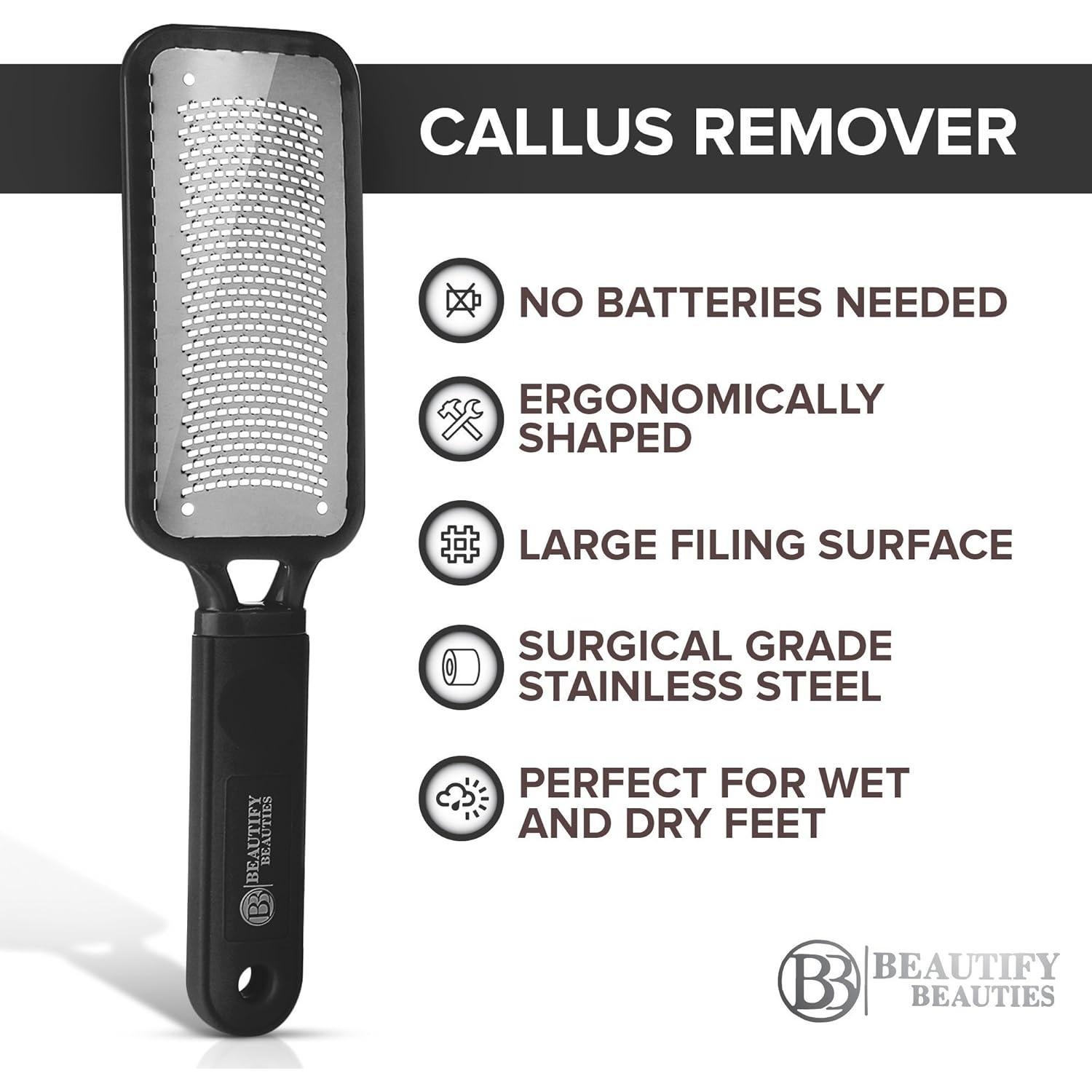 Raspador de Pies Beautify Beauties BBfootfile Negro - Exfoliante