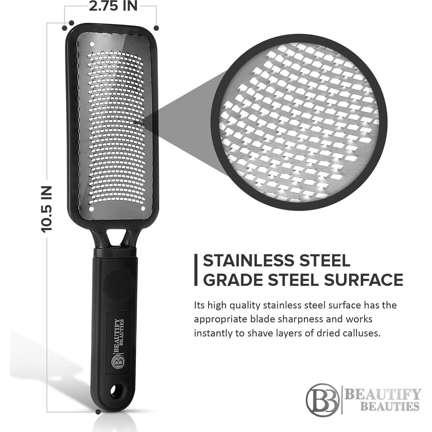 Raspador de Pies Beautify Beauties BBfootfile Negro - Exfoliante