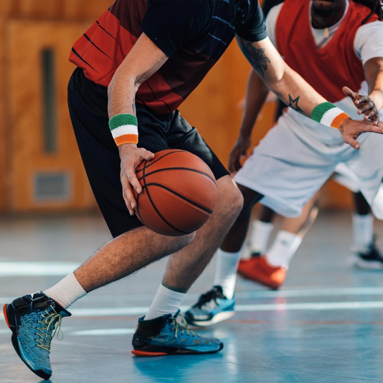 Pulseras Deportivas MECCANIXITY 12 Pcs Banda de Sudor Unisex