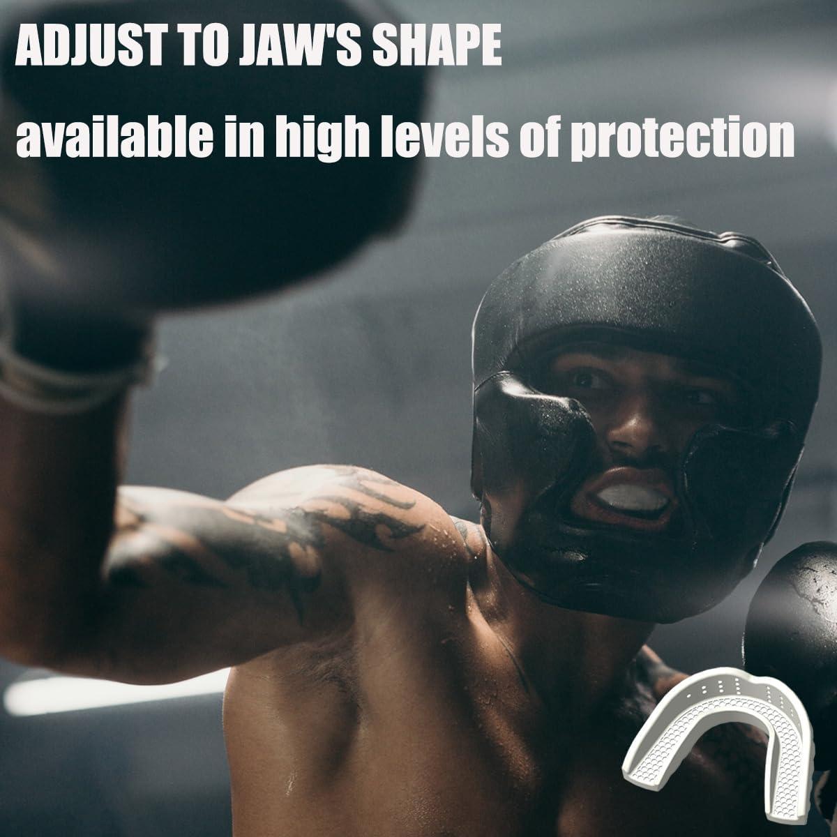 Protector Bucal Deportivo Gelfort para Fútbol y Boxeo - Negro