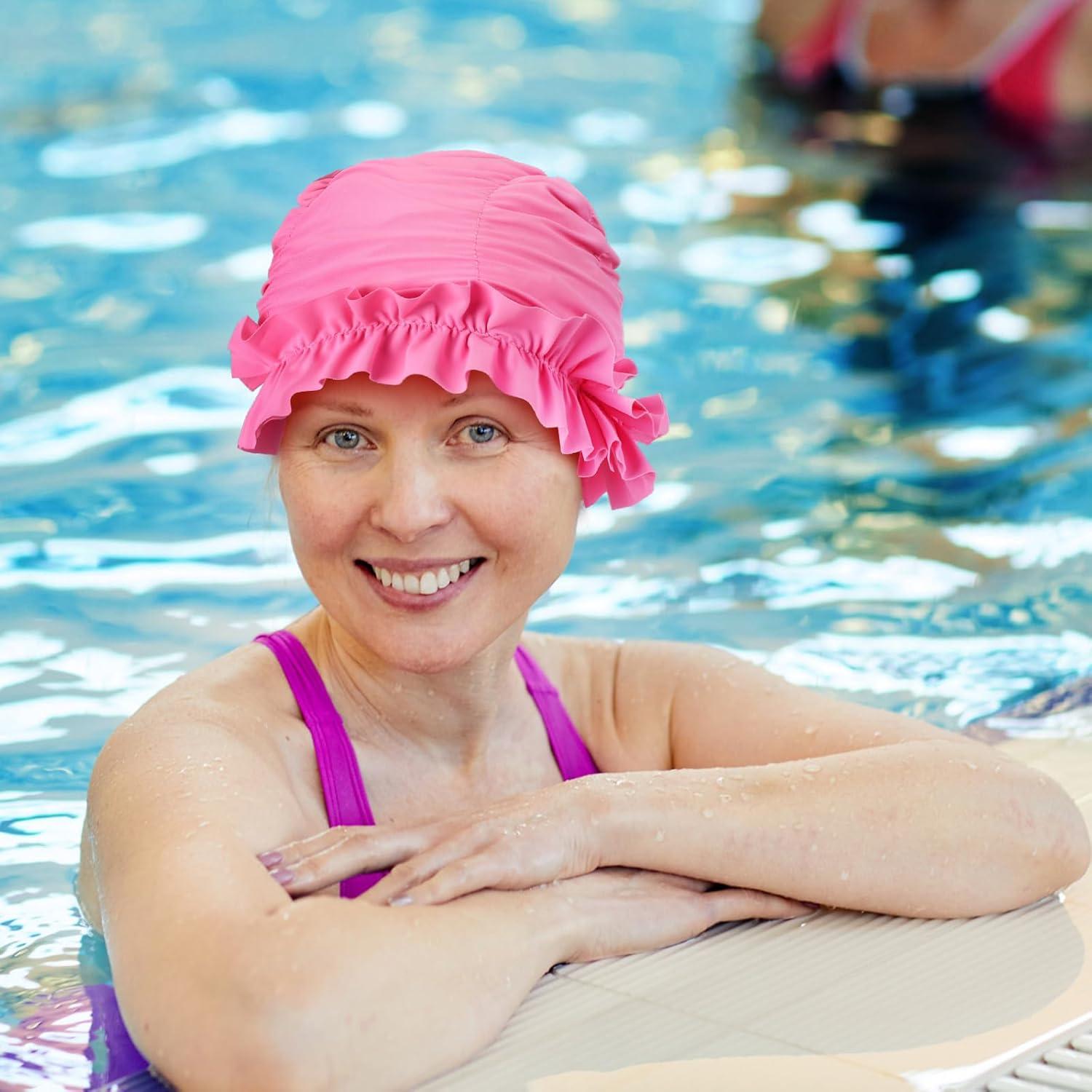 Gorros de Natación Soulchen para Mujeres Adultas - 3 Piezas