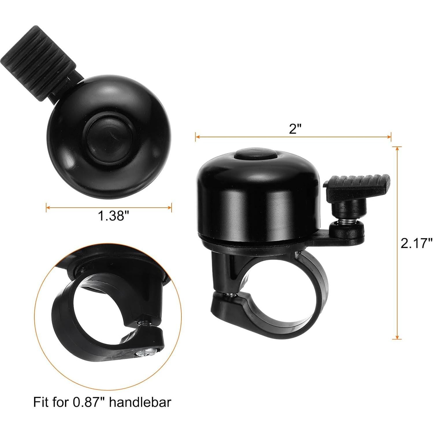 Timbre de Bicicleta HARFINGTON de Aluminio con Sonido Fuerte