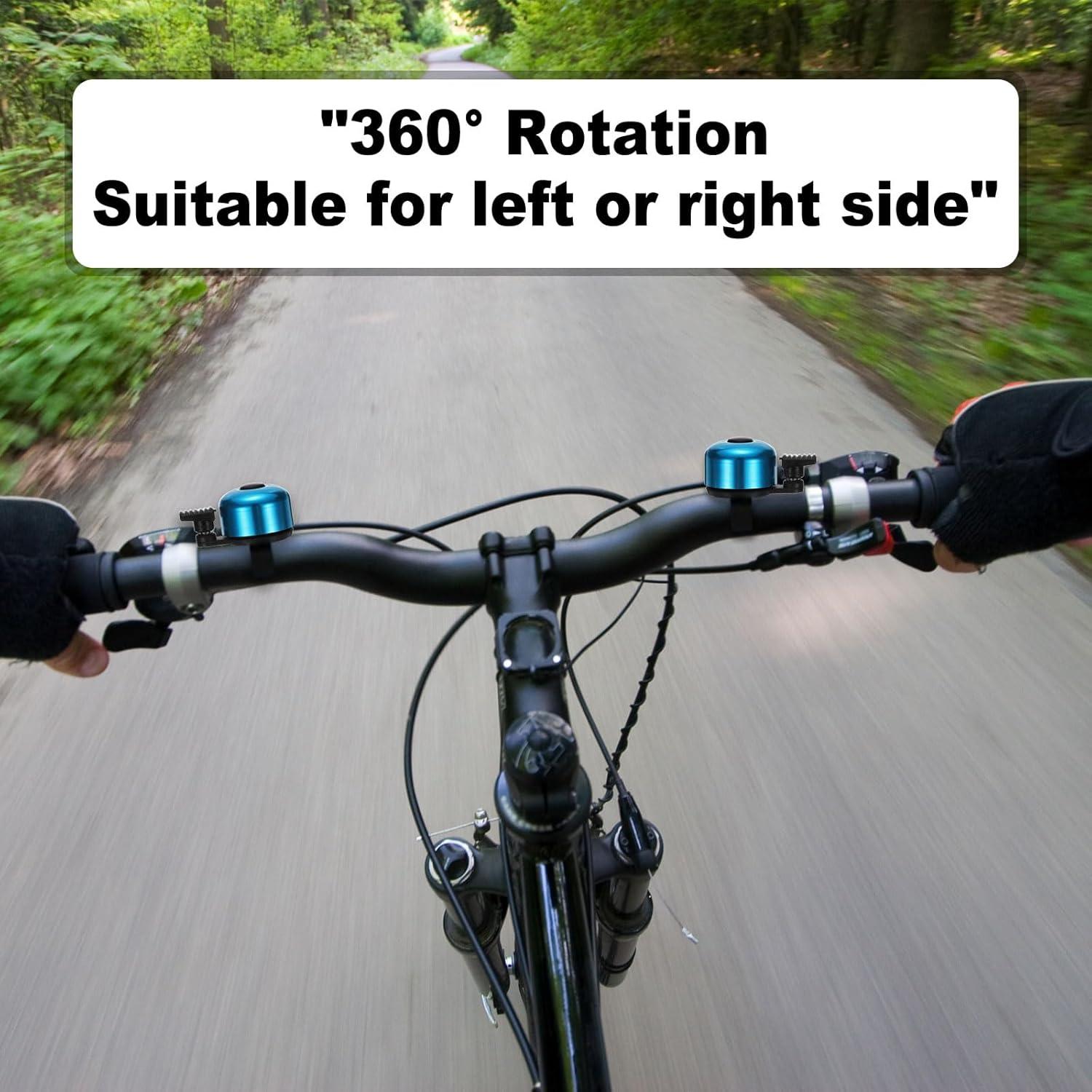 Timbre de Bicicleta HARFINGTON de Aluminio con Sonido Fuerte