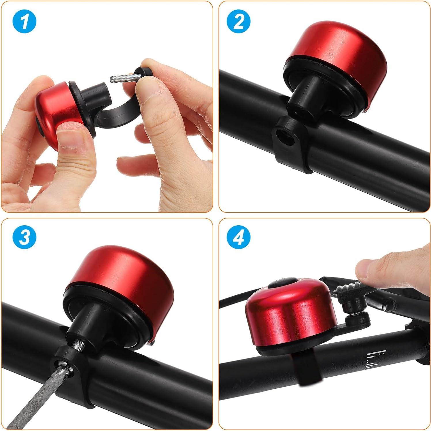 Timbre de Bicicleta HARFINGTON de Aluminio con Sonido Fuerte