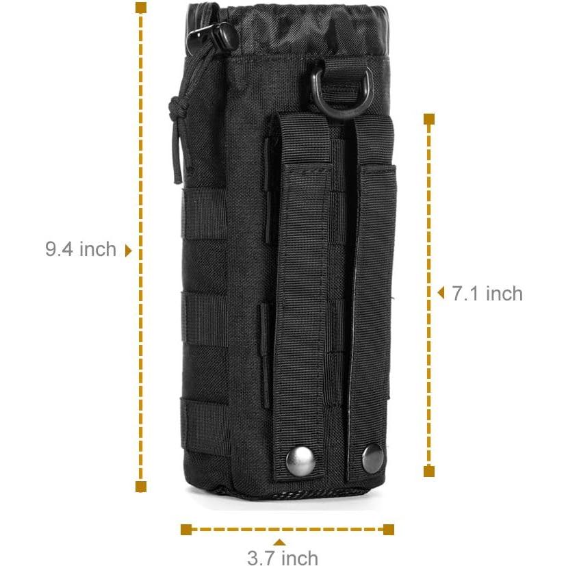 Bolsa Táctica de Agua R.SASR con Cierre de Cordón 2 Pouch Molle