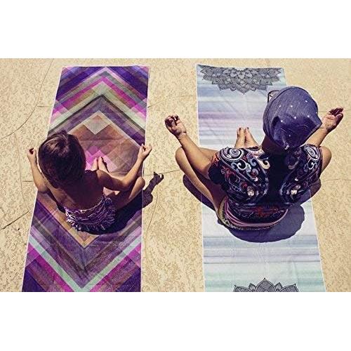 Toalla de Yoga Antideslizante Skyin 182.88x60.96cm Ecológica