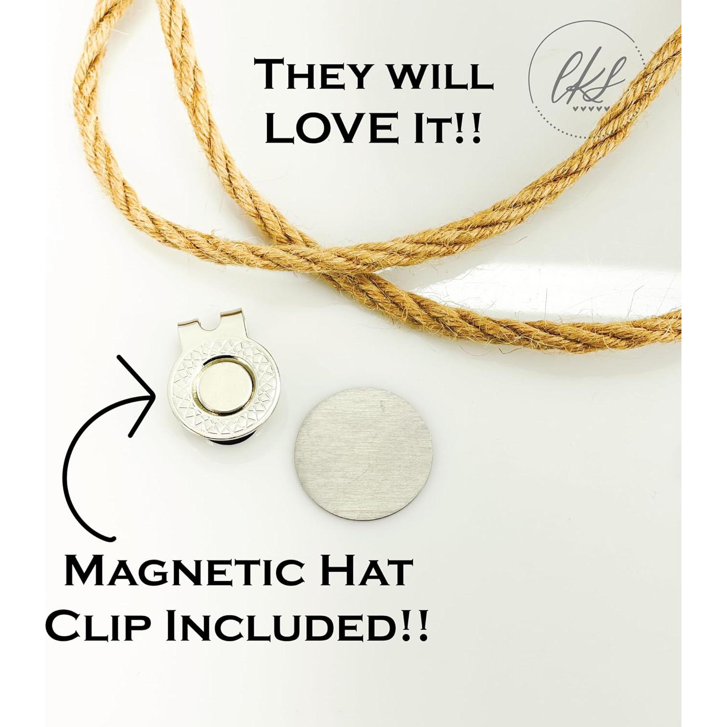 Marcador de Pelota de Golf de Acero Genérico con Clip