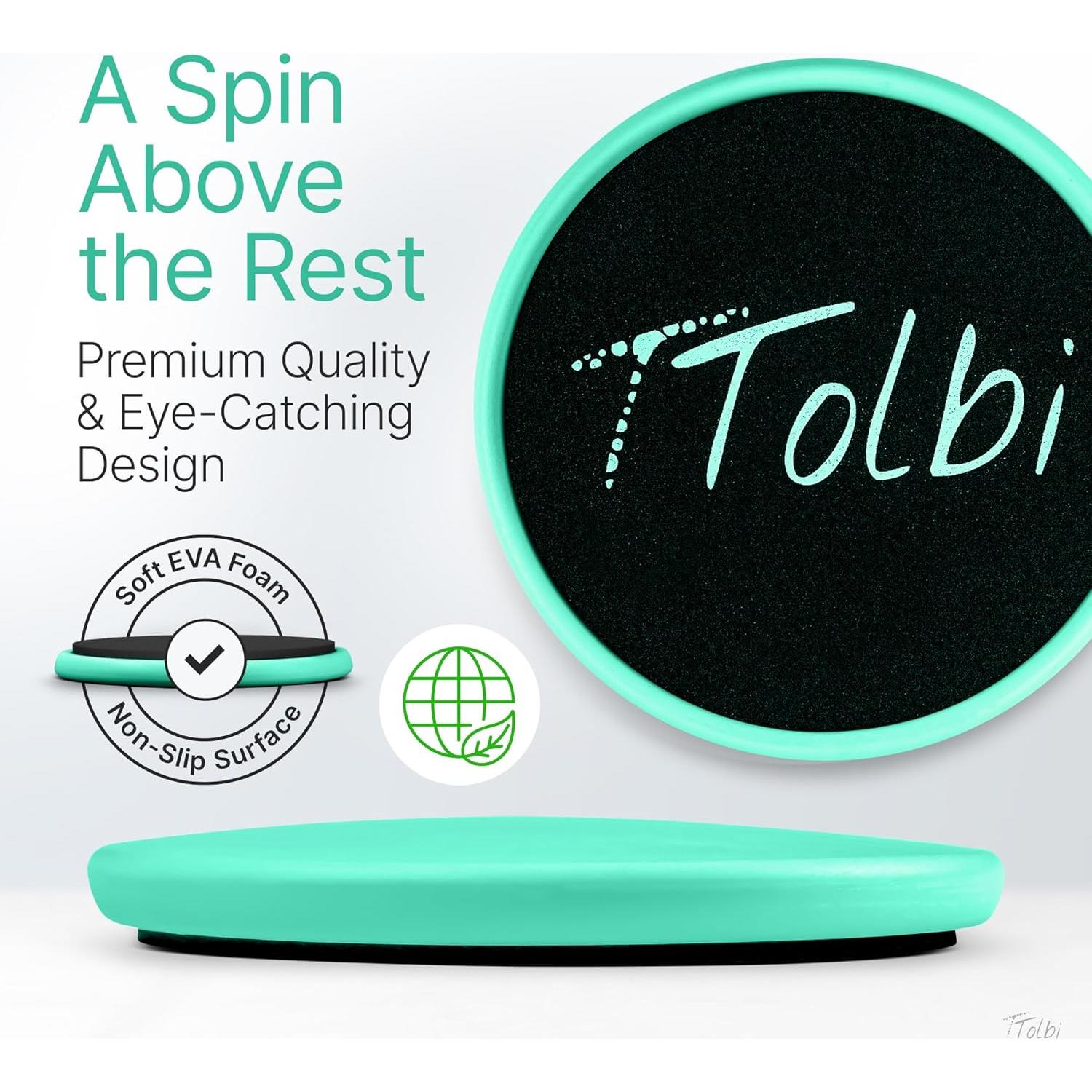 Tablero de Giro Tolbi Verde - Disco de Pirueta para Danza