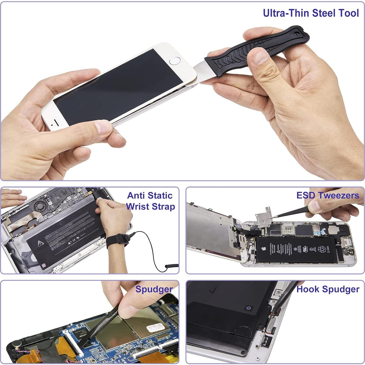 STREBITO Kit de Destornilladores 79 en 1 con 58 Puntas