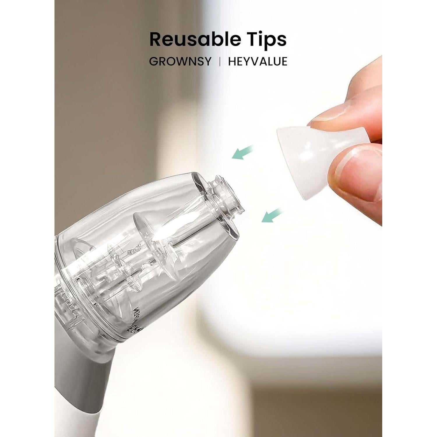 Cámara de Succión Nasal GROWNSY Mejorada + 3 Puntas Silicona