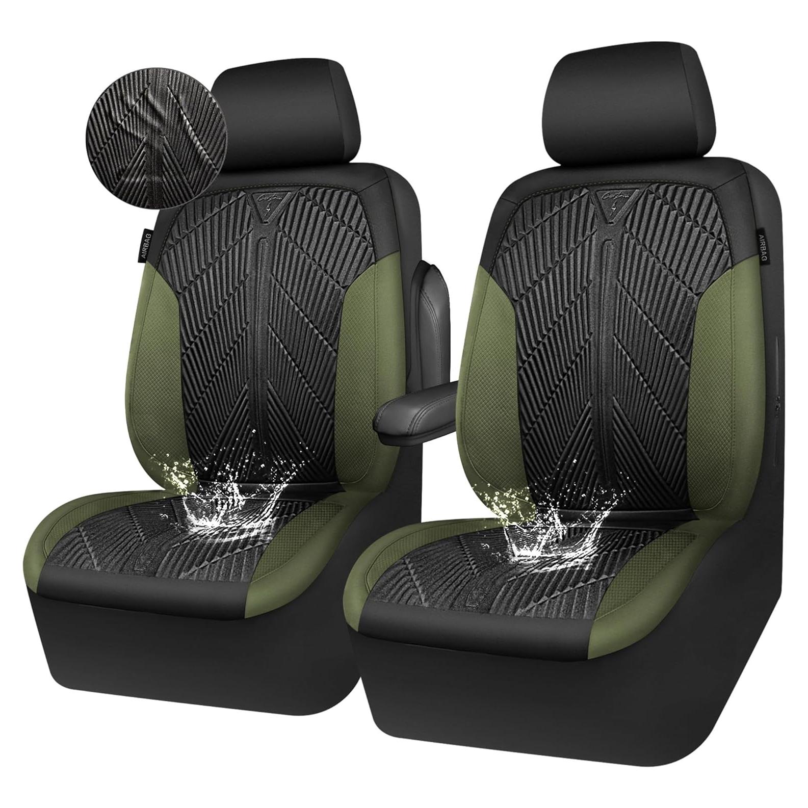Cubiertas de Asiento de Coche CAR PASS Neopreno Negro Verde
